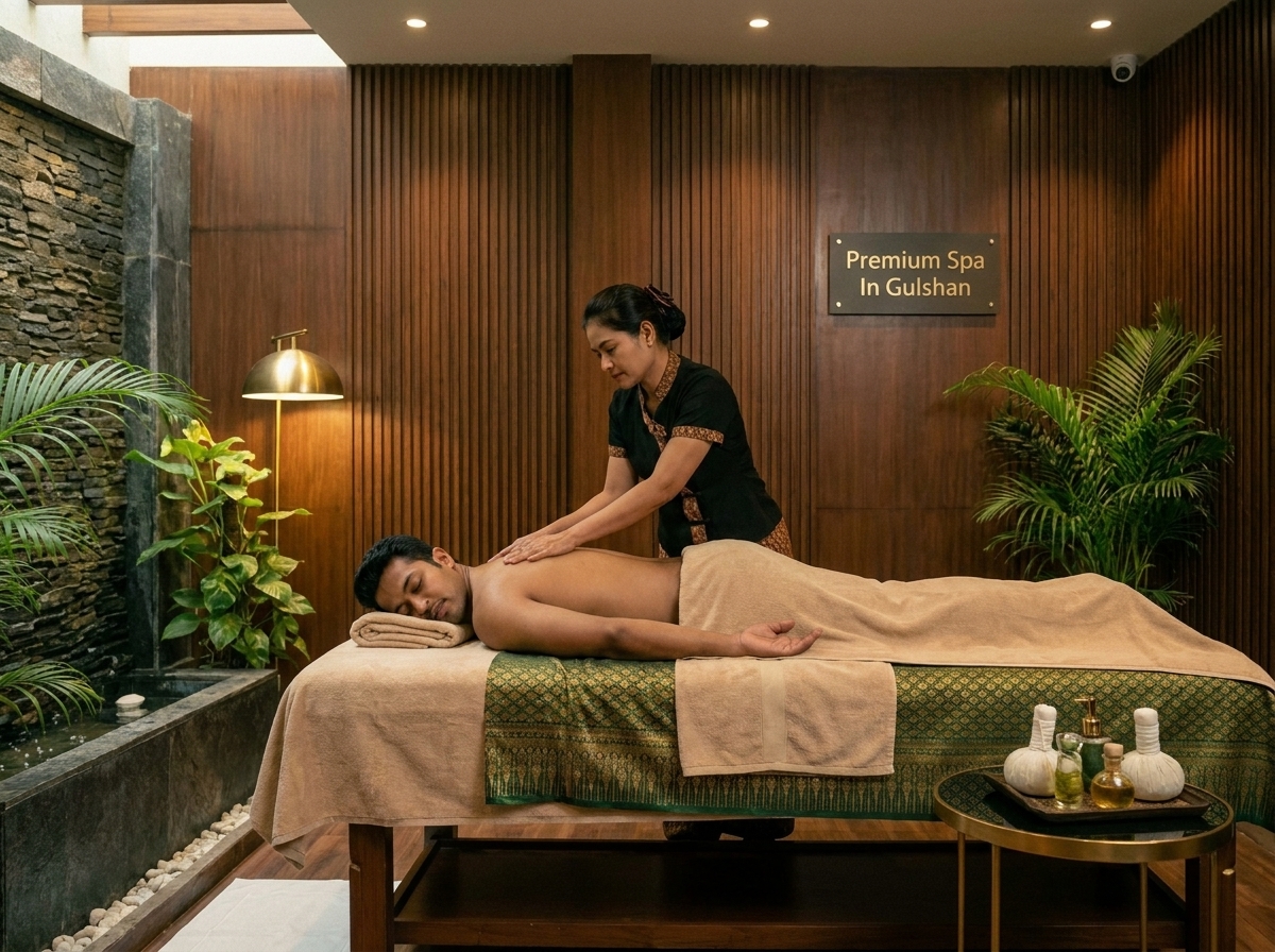 Private spa massage service in Gulshan 2 Dhaka