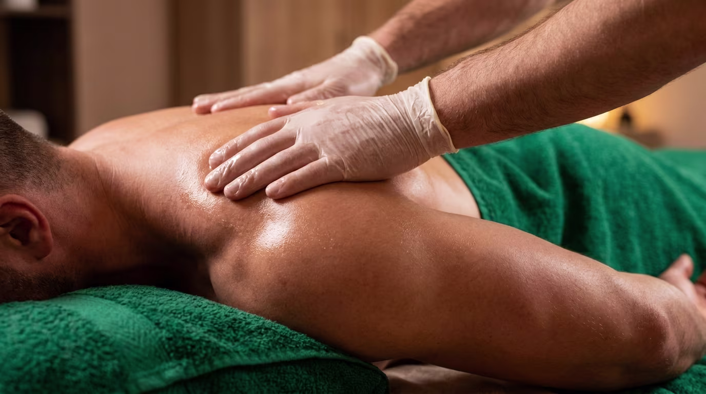 Professional massage service in Gulshan private spa room